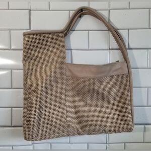 Tatika Karolina Made In Hungary Ladies Tweed Fabric And Soft Leather Trimmed Sho